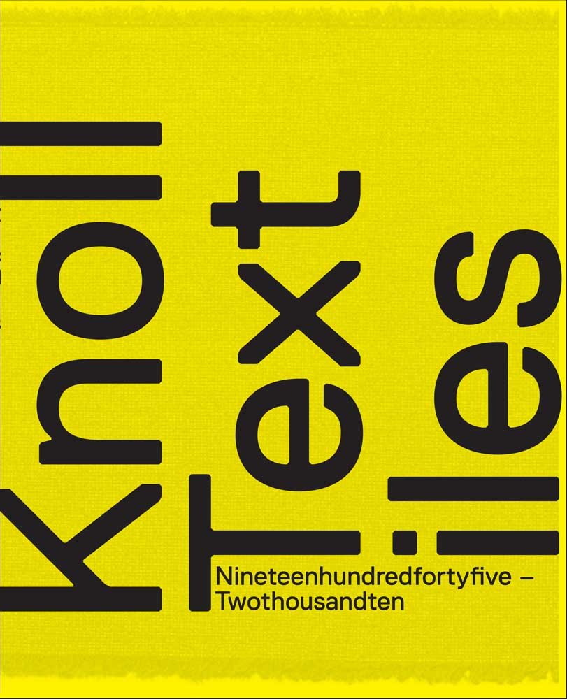 Knoll Textiles, 1945-2010 (Bard Graduate Center for Studies in the Decorative Arts(YUP)) Architecture