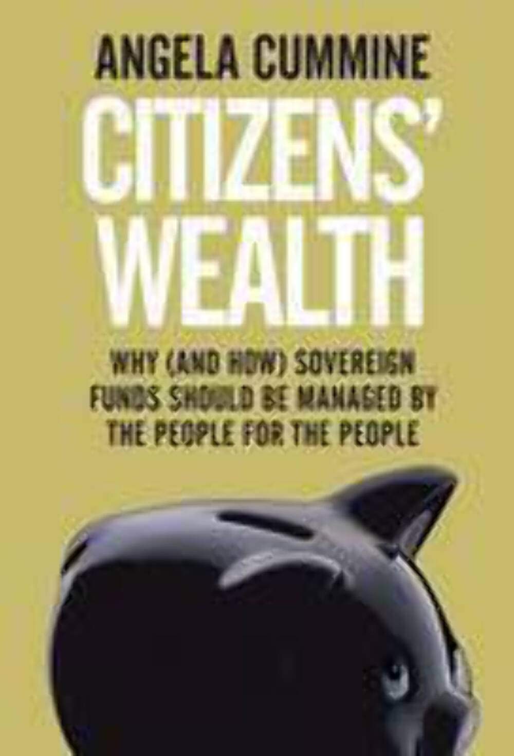 Citizens' Wealth: Why (and How) Sovereign Funds Should be Managed by the People for the People Business, Finance & Career