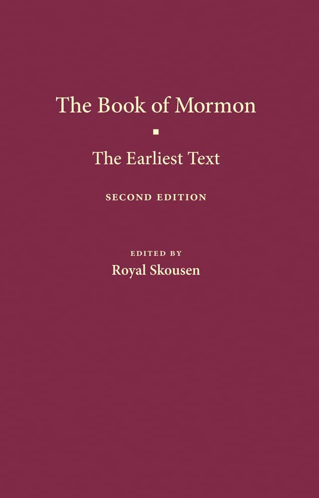 The Book of Mormon: The Earliest Text book