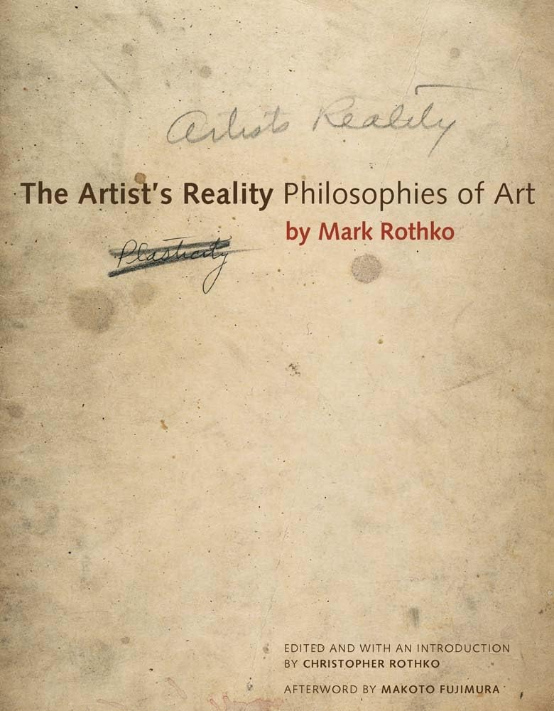 The Artist's Reality: Philosophies of Art Film, Art & Culture