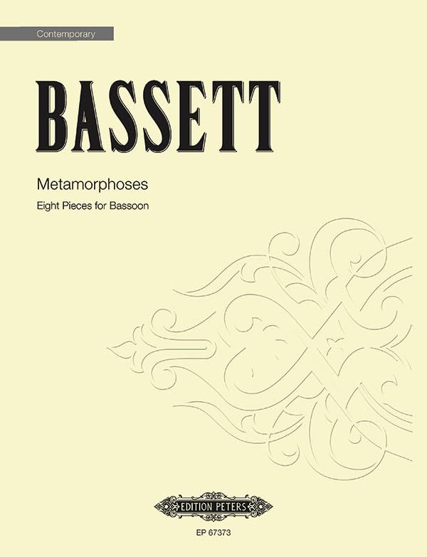 Metamorphoses for Bassoon: 8 Pieces, Sheet (Edition Peters) Arts & Music