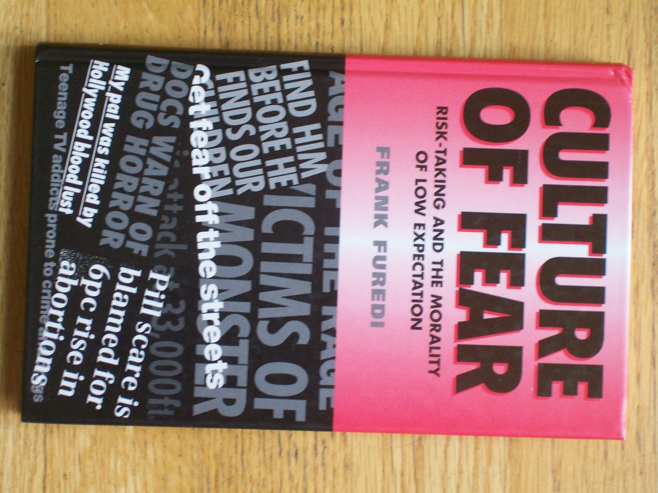 Culture of Fear: Risk-taking and the Morality of Low Expectation (Global Issues S.) Books
