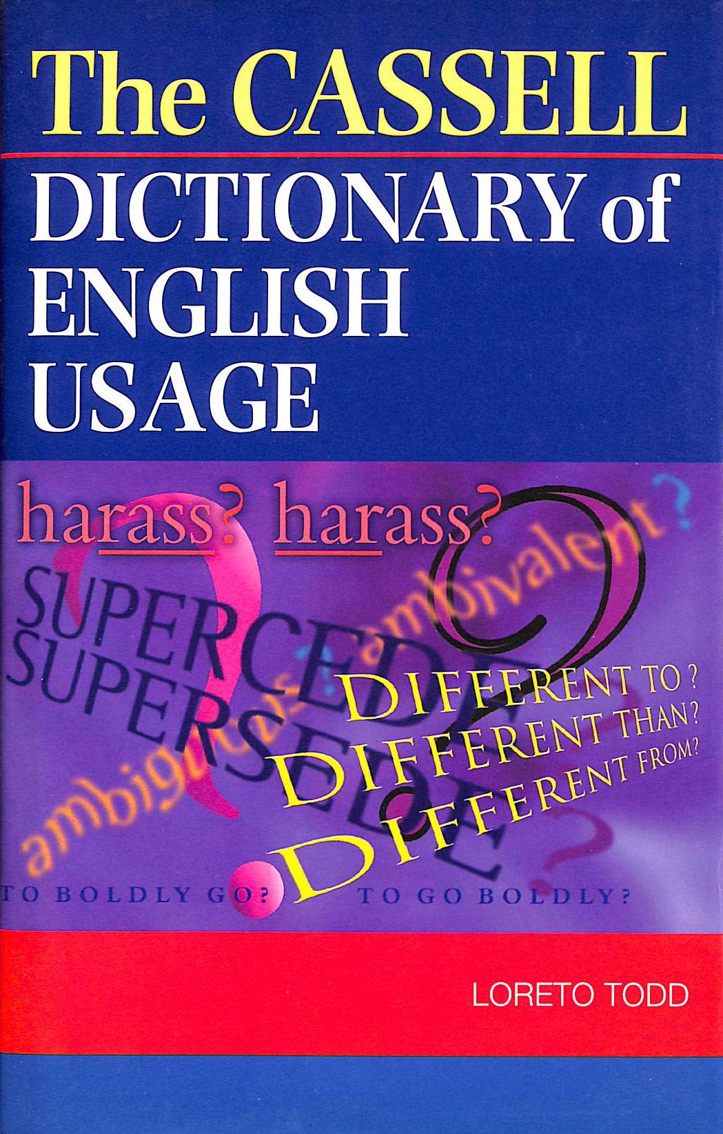 The Cassell Dictionary of English Usage book
