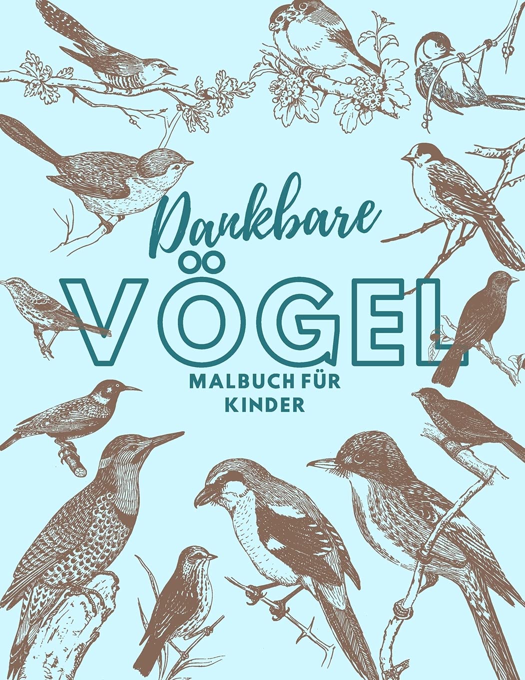 Dankbare Vögel Malbuch für Kinder: Schönes Design und Inspirierte Düfte Tiptoi & Games