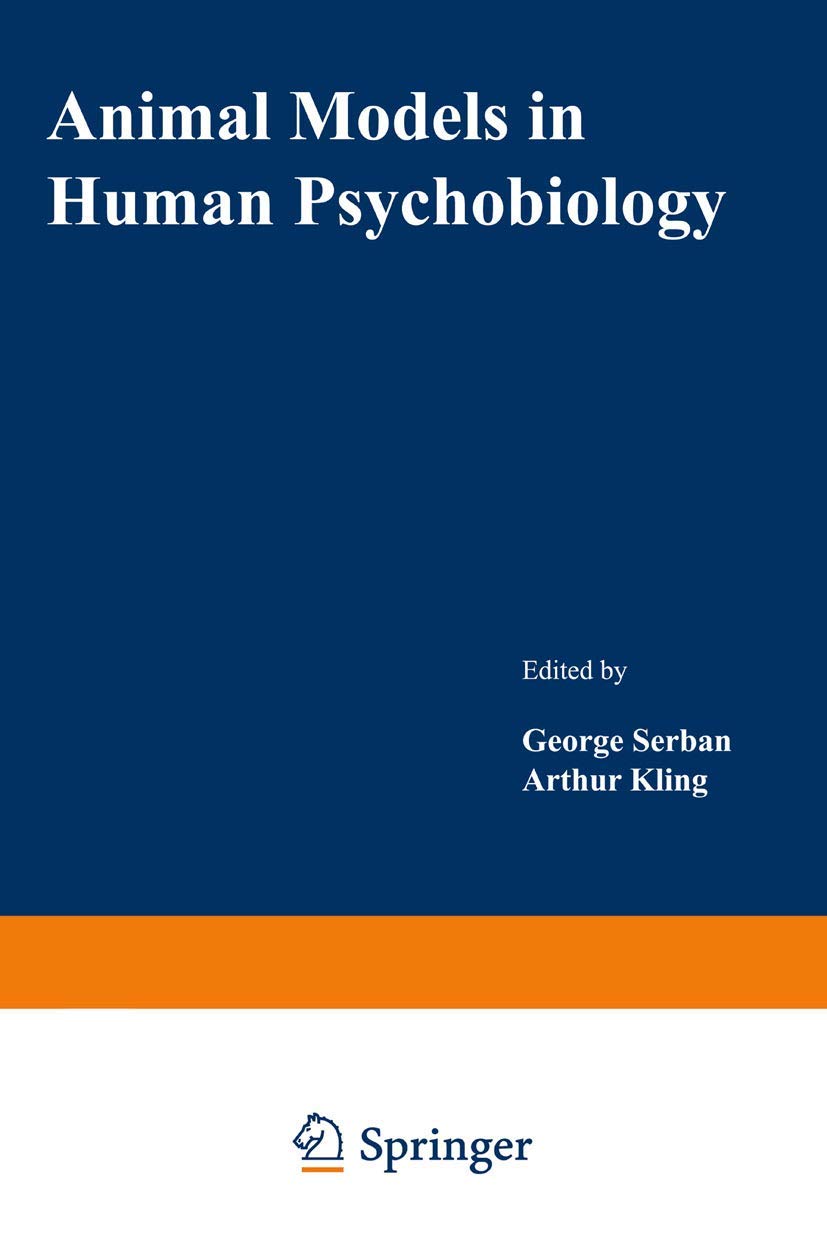 Animal Models in Human Psychobiology Natural Sciences