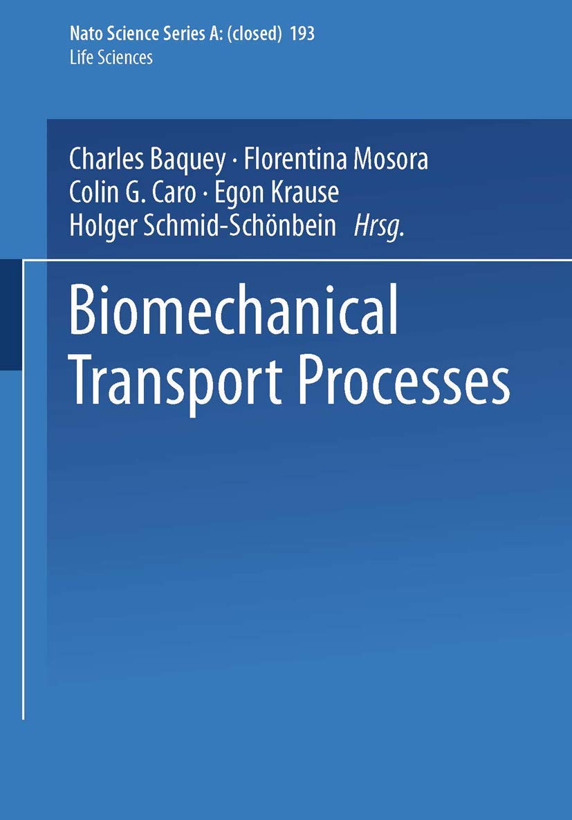 Product Image: Biomechanical Transport Processes