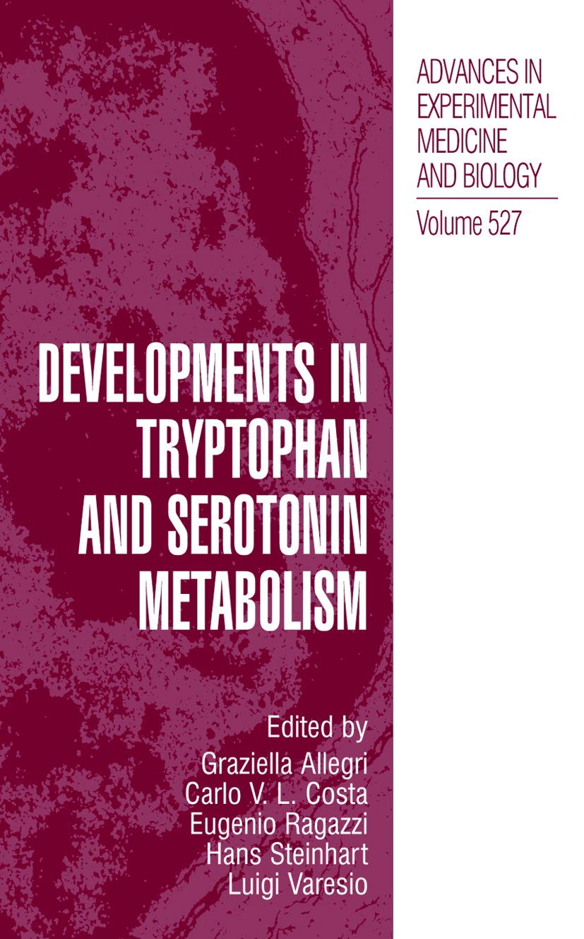 Developments in Tryptophan and Serotonin Metabolism Medicine