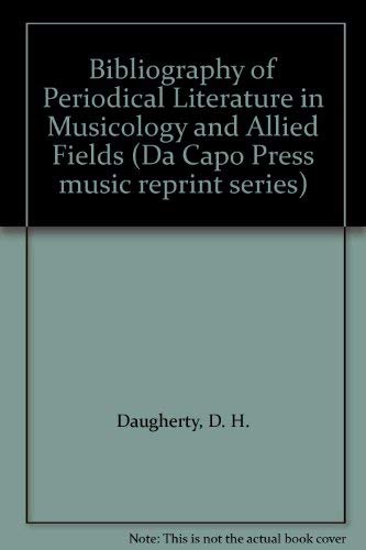 A Bibliography Of Periodical Literature In Musicology And Allied Fields Leisure, Home & Garden