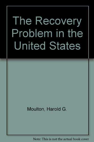 The Recovery Problem In The United States Business, Finance & Career