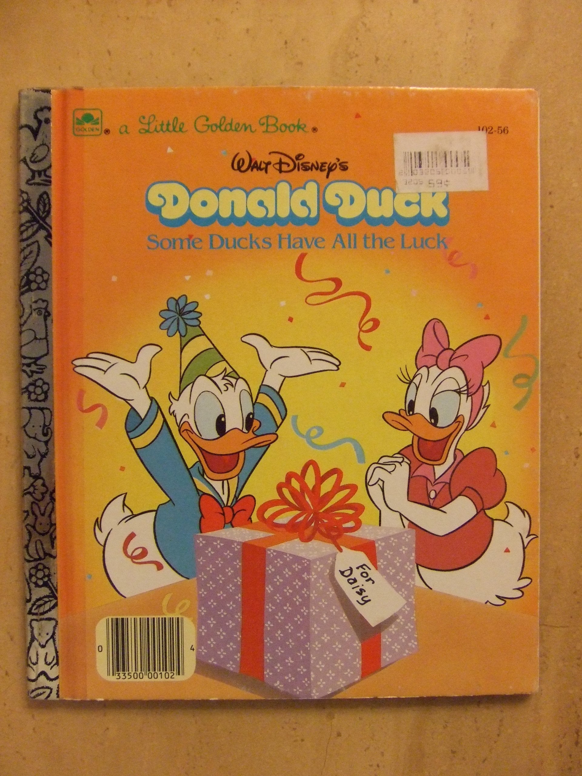 Donald Duck - Some Ducks Have All the Luck (Little Golden Books) Children's books