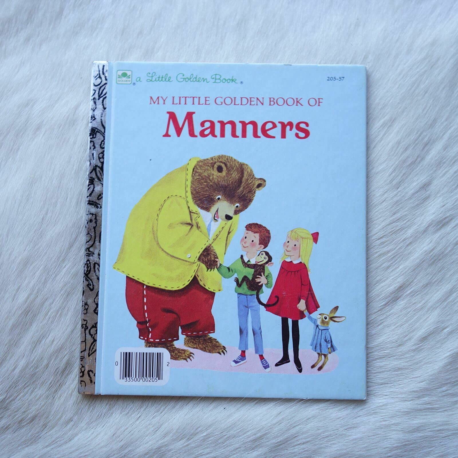 My Little Golden Book Of Manners Books