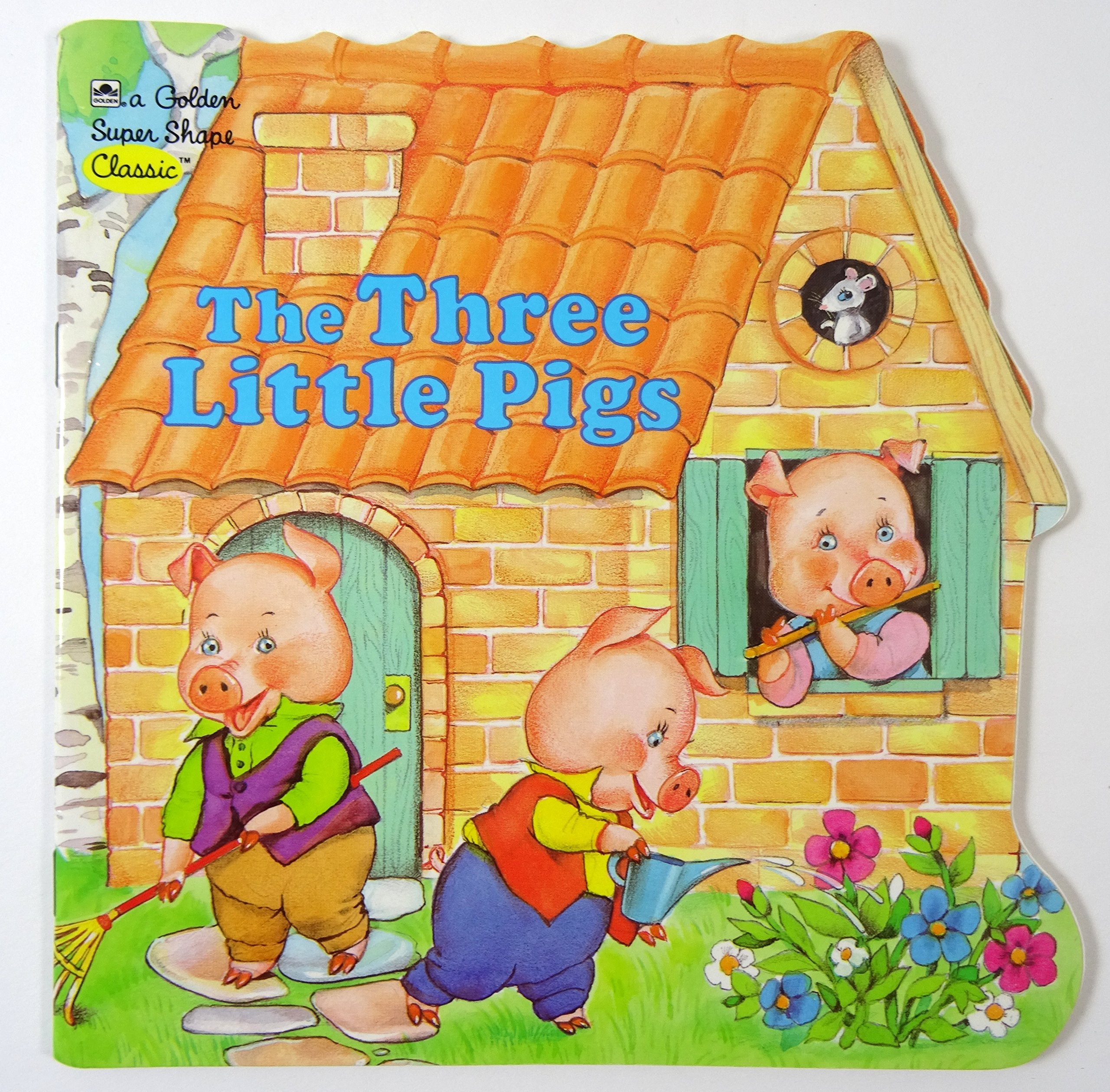 The Three Little Pigs (Golden Super Shape Classics Books) Social Sciences