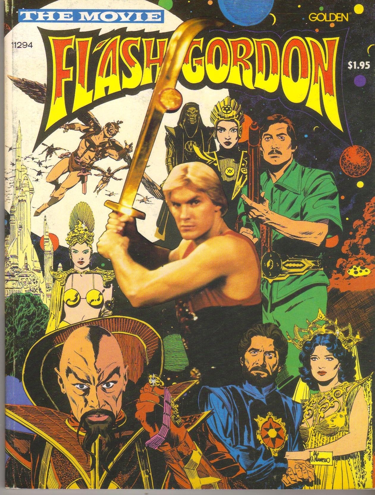 Flash Gordon, the Movie by Bruce Jones book
