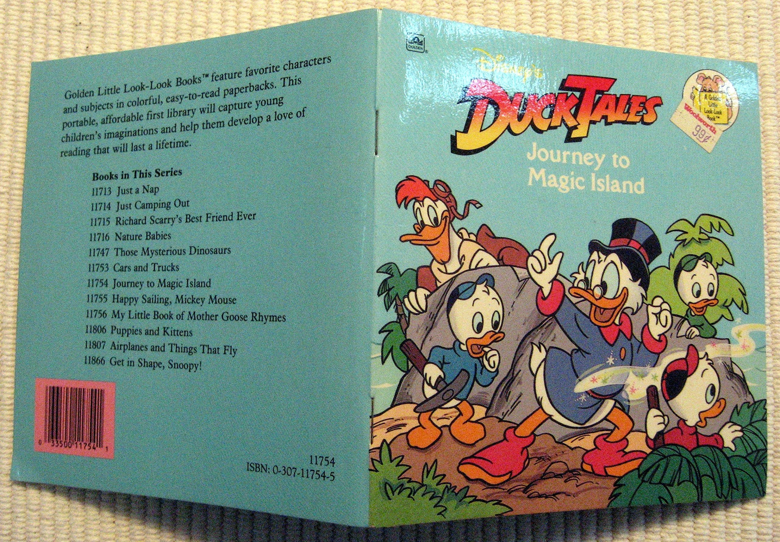 Disney's Duck Tales: Journey to Magic Island (Golden Little Look-look Book) Novels & Short Stories