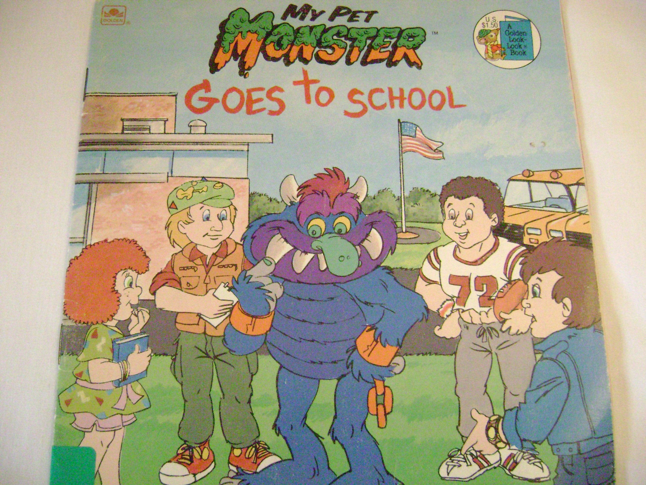 Pet Monster Goes to School (Golden Look-Look Books) Books