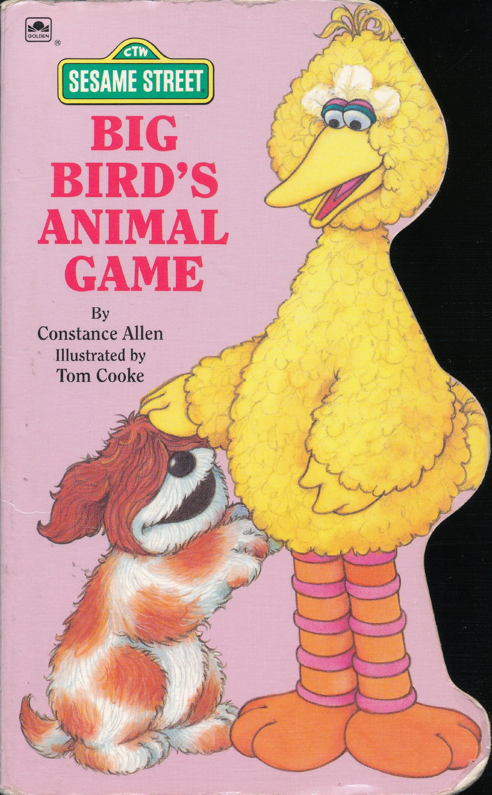 Big Bird's Animal Game (A Golden Sturdy Shape Book) Books