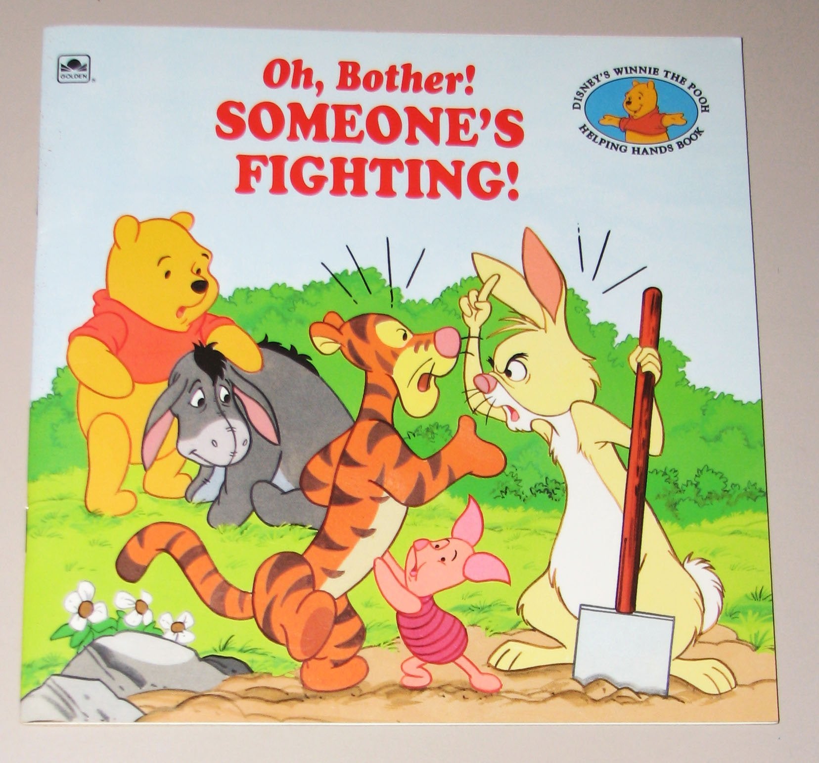 Oh, Bother! Someone's Fighting (Disney's Winnie the Helping Hands Book) Novels & Short Stories