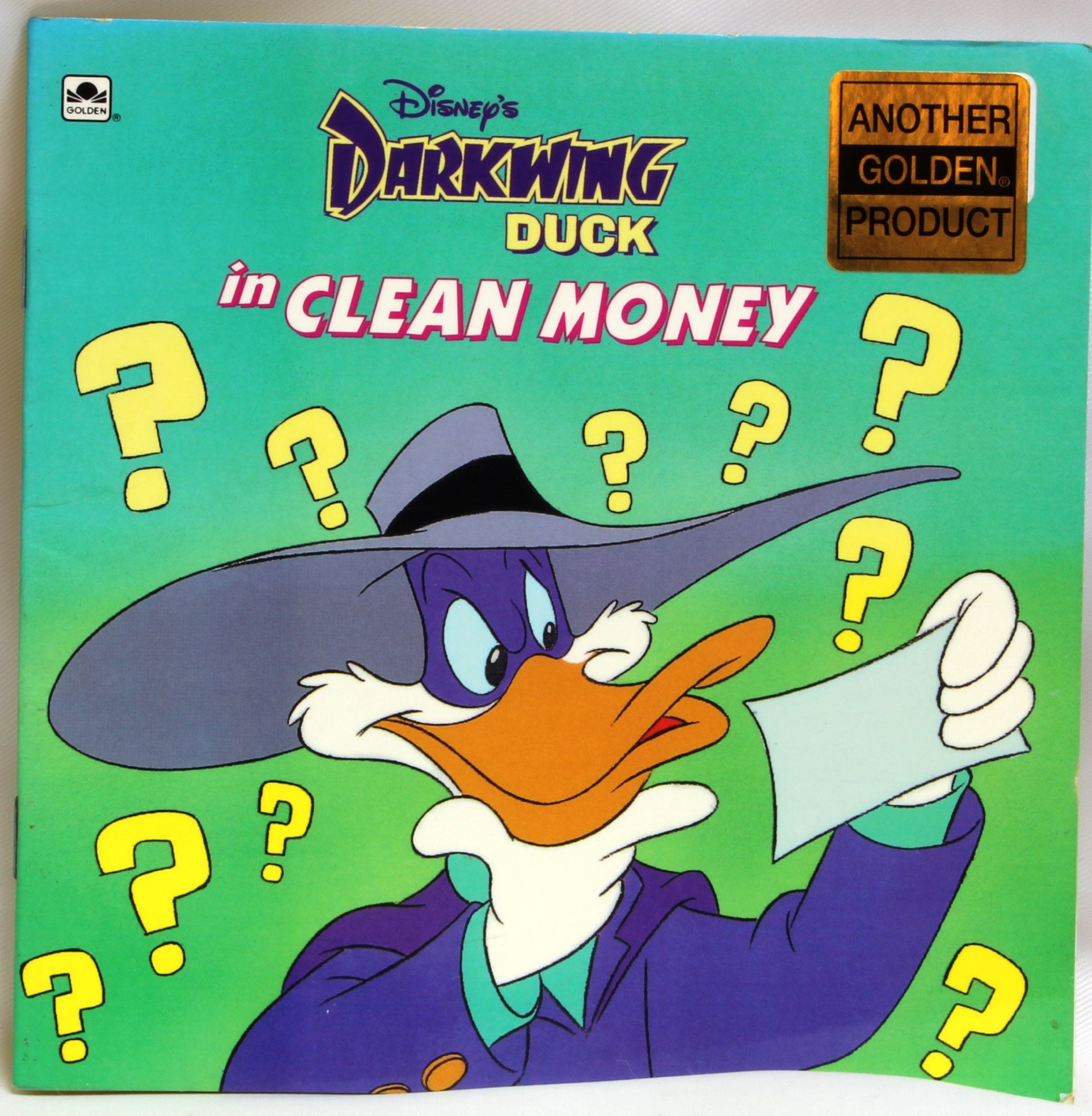 Disney's Darkwing Duck in Clean Money (Golden Books) Novels & Short Stories