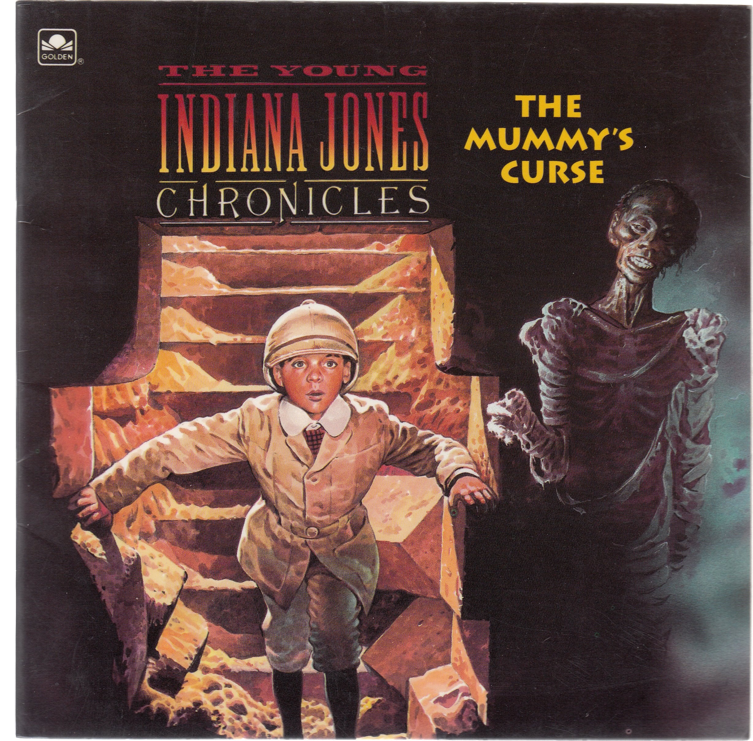 Young Indiana Jones: Chronicles the Mummy's Curse (Golden Look-look Book) Novels & Short Stories