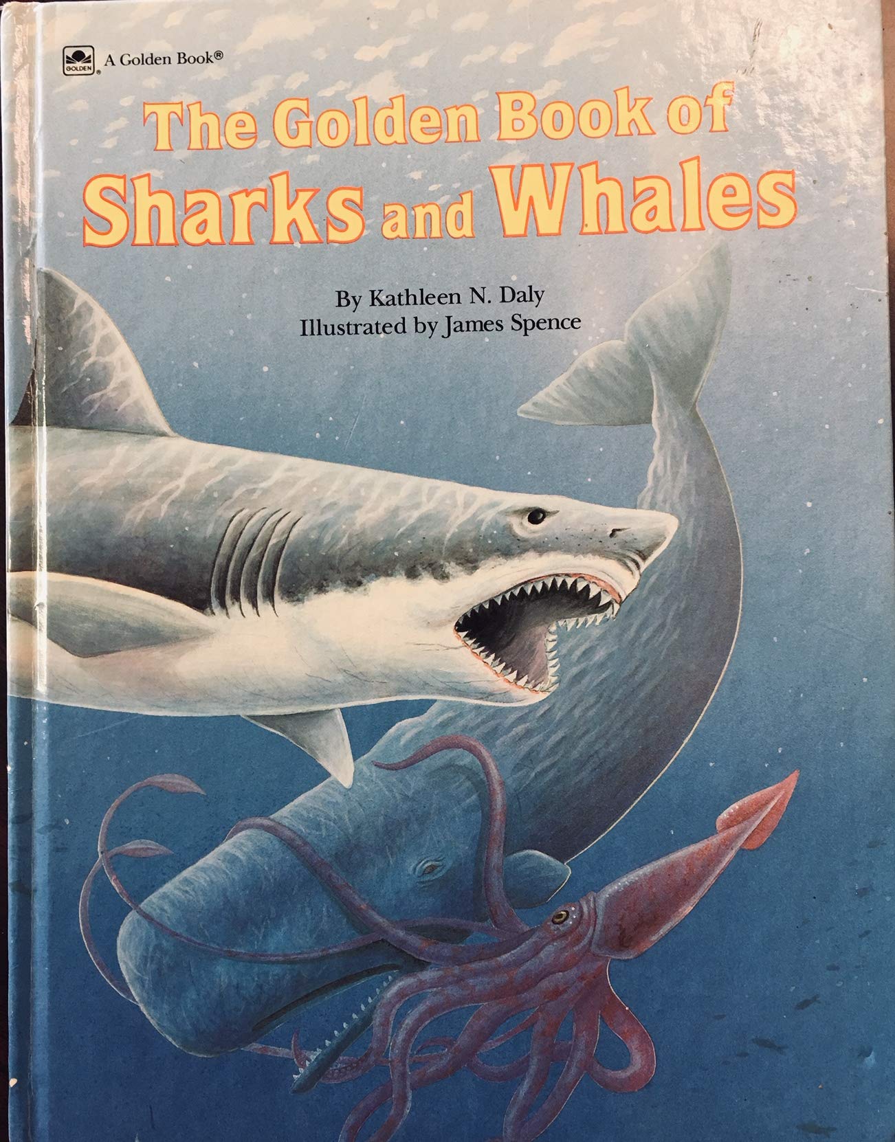 The Golden Book of Sharks and Whales (Big Golden Book S.) Parents & Children
