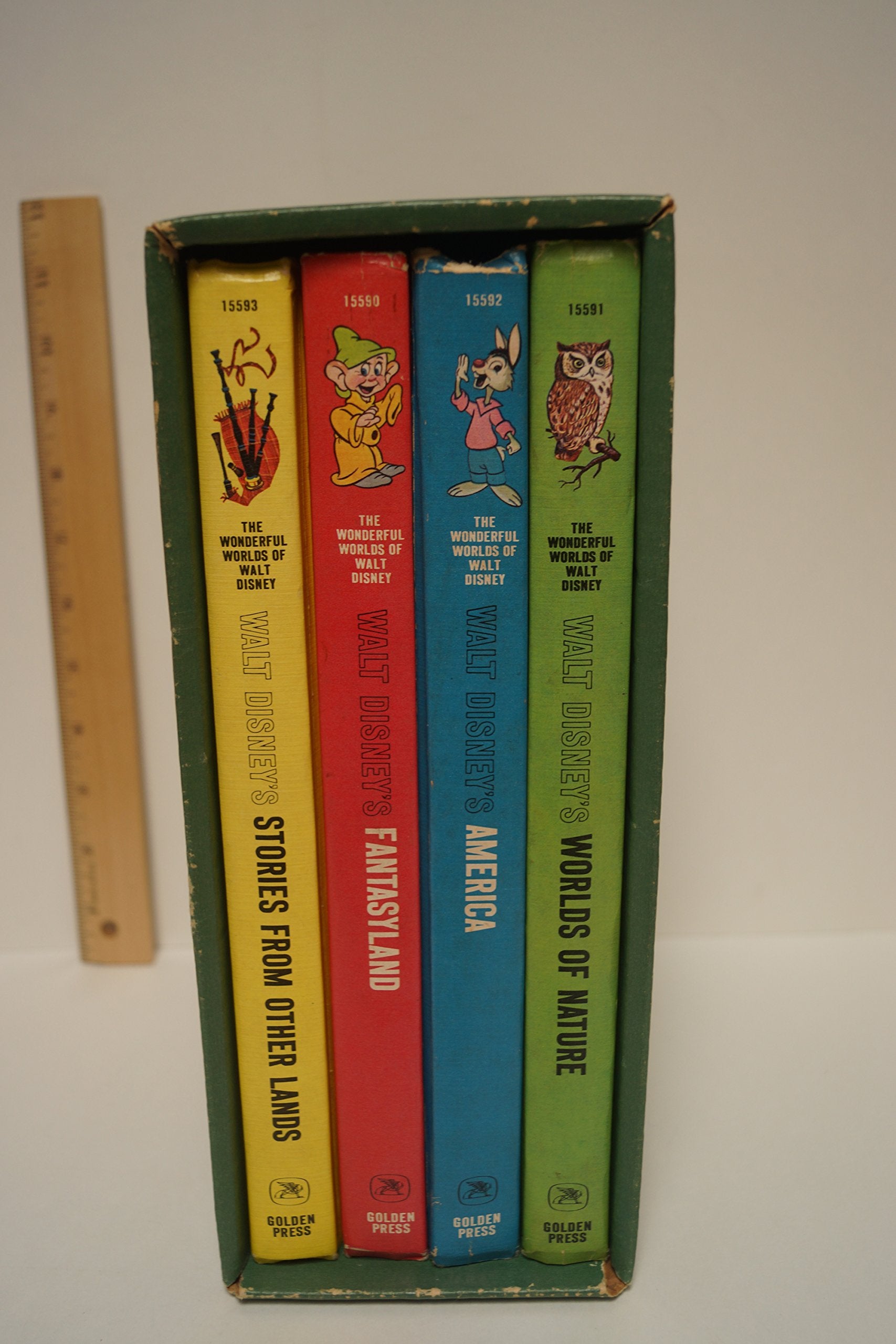 Wonderful Worlds of Walt Disney: Fantasyland / Worlds of Nature / America / Stories from Other Lands Books