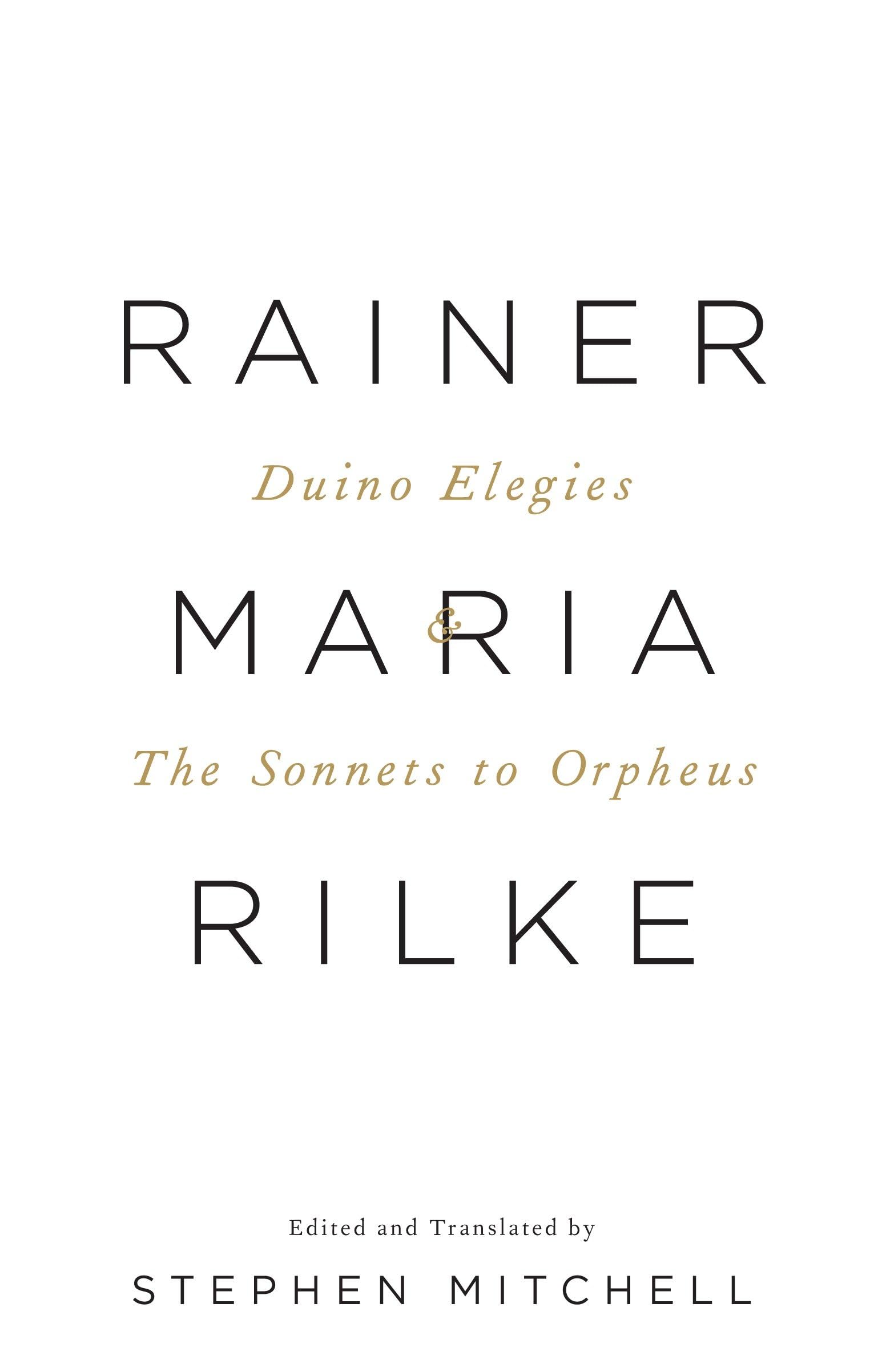 Duino Elegies & The Sonnets to Orpheus: A Dual-Language Edition (Vintage International) Contemporary literature