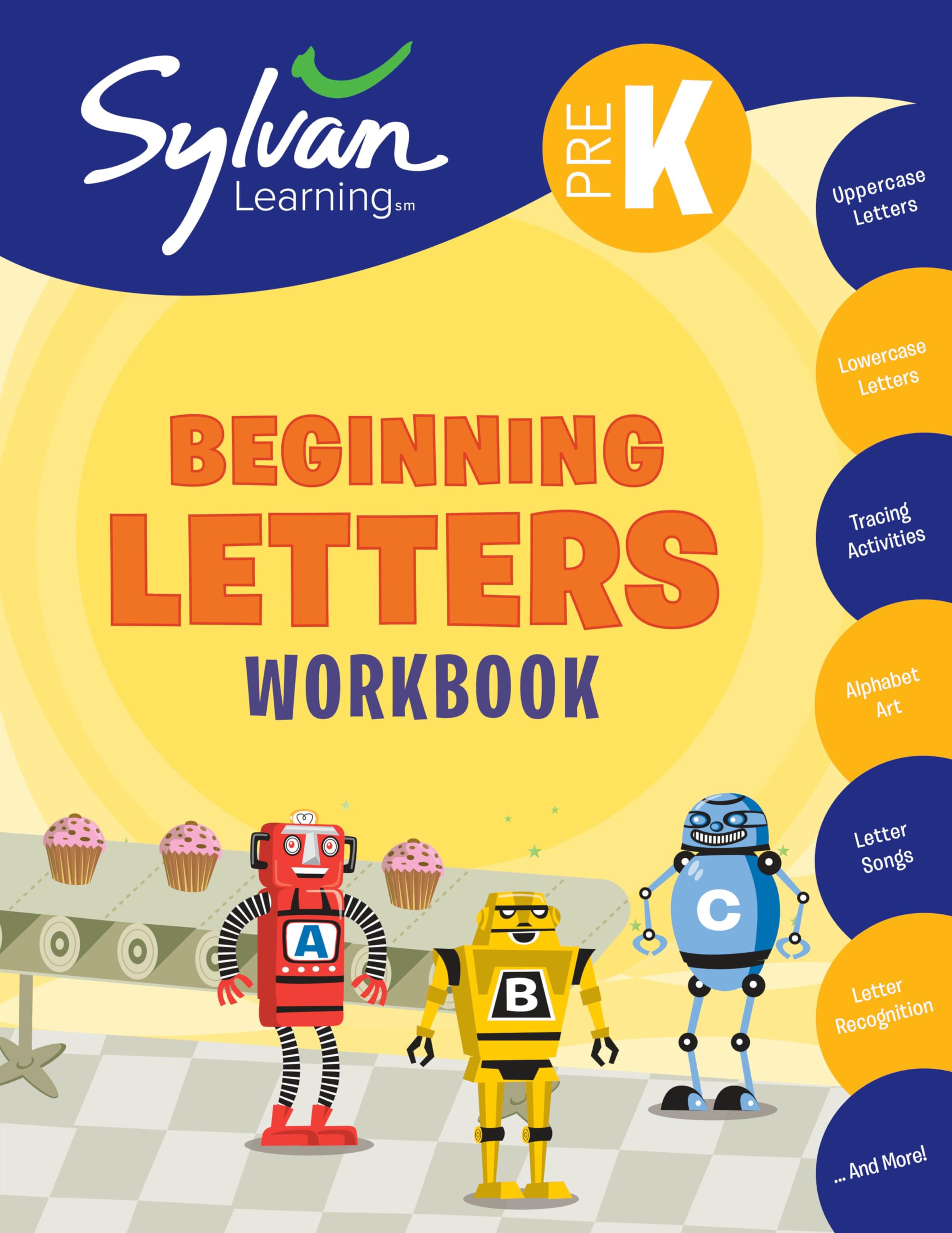 Pre-K Beginning Letters Workbook: Uppercase Letters, Lowercase Letters, Tracing Activities, Alphabet Art, Letter Sounds, More; Activities, Exercises & Tips to Help Catch Up, Keep Up & Get Ahead book