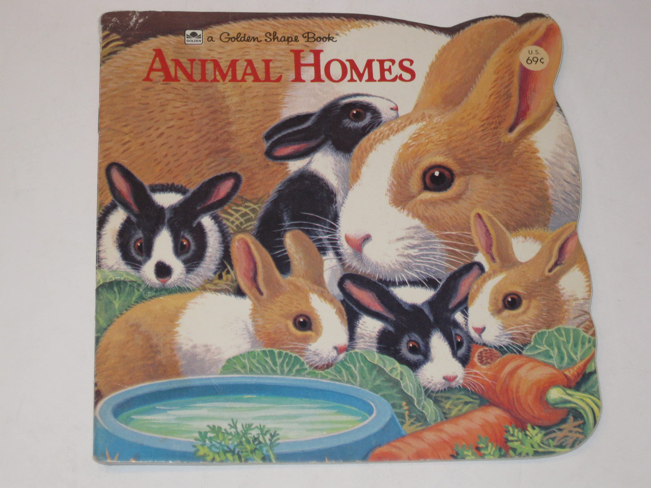 Animal homes (A Golden shape book) Books
