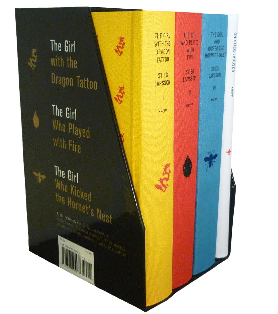 Stieg Larsson's Millennium Trilogy Deluxe Box Set: The Girl with the Dragon Tattoo, the Girl Who Played with Fire, the Girl Who Kicked the Hornet's Ne Contemporary literature Books