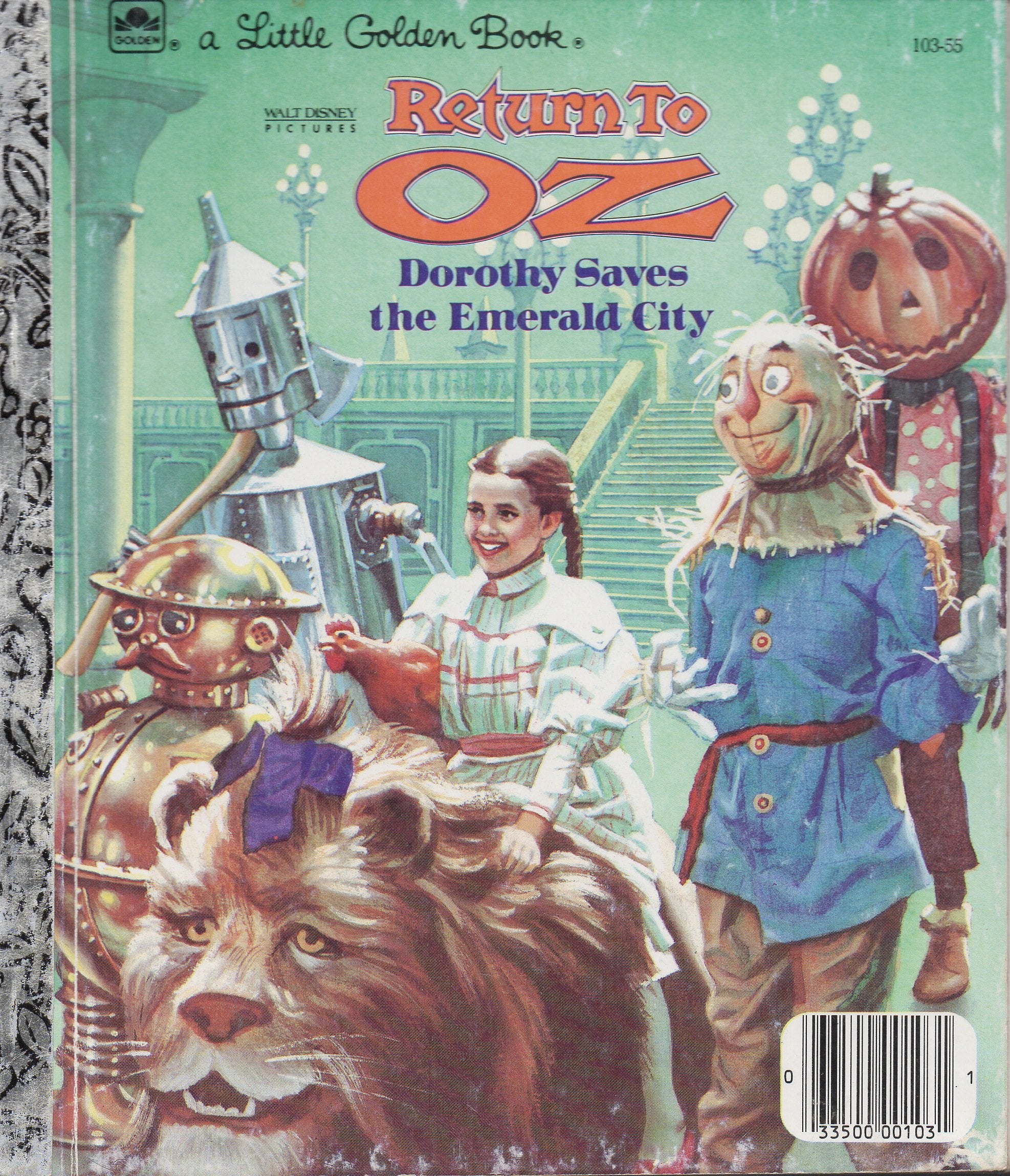 Return To Oz - Dorothy Saves the Emerald City (Walt Disney Pictures Return to Oz (Little Golden Readers)) Books