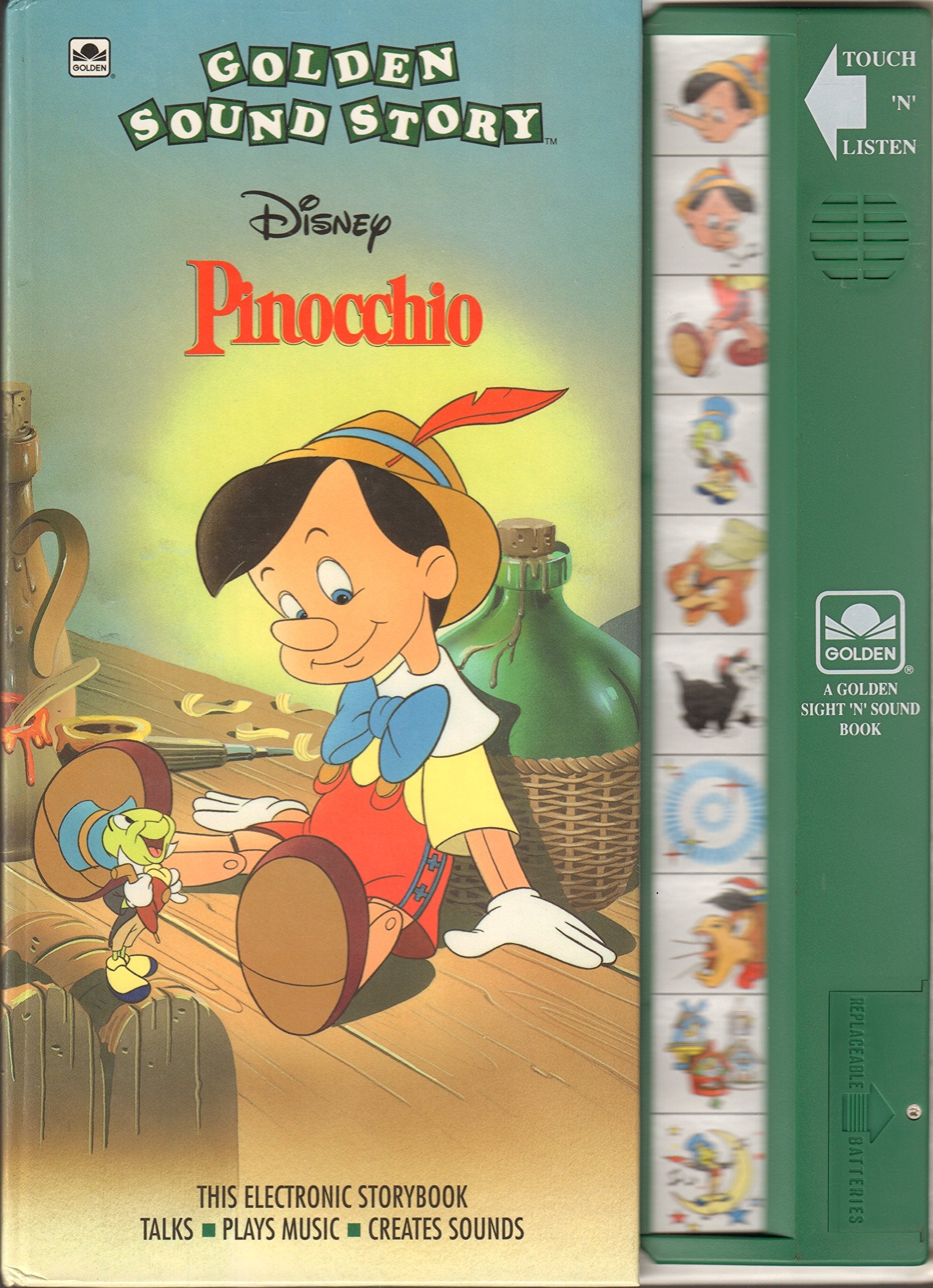 Pinocchio (A Golden Sight and Sound Book) Novels & Short Stories