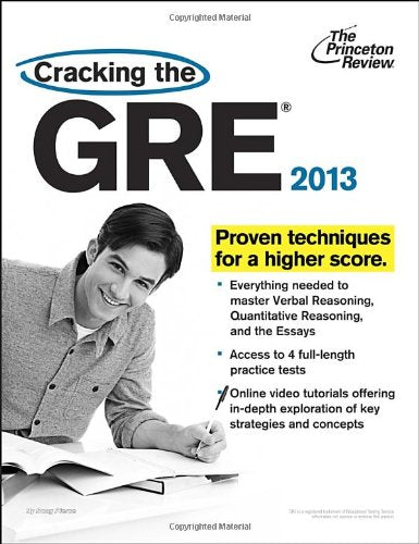 Cracking the GRE 2013 (Princeton Review: Cracking the GRE) Study Guides