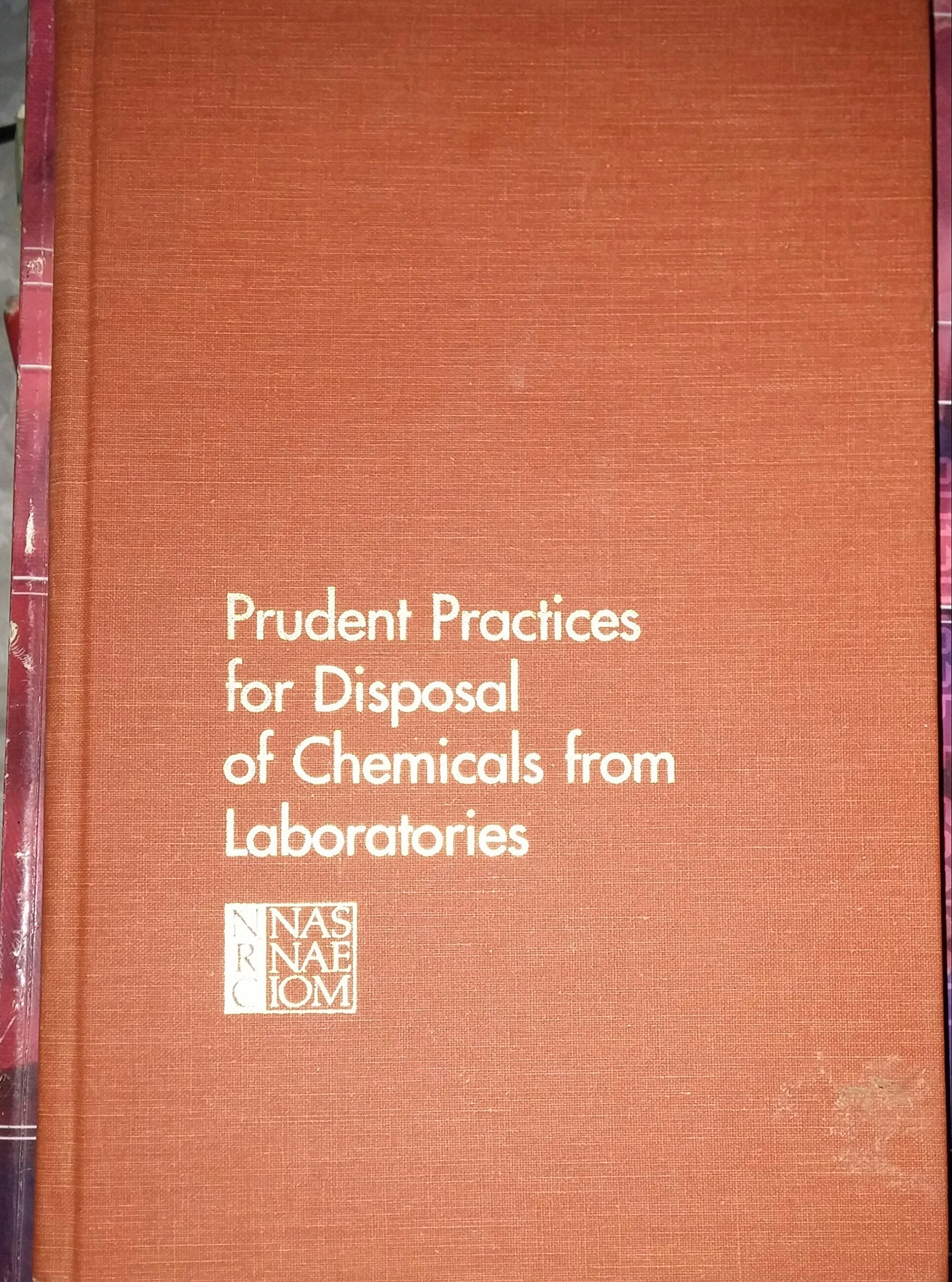 Prudent Practices for Disposal of Chemicals from Laboratories Natural Sciences