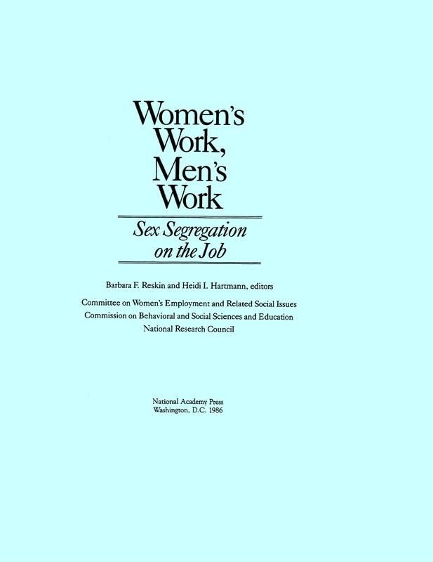 Women's Work, Men's Work Books