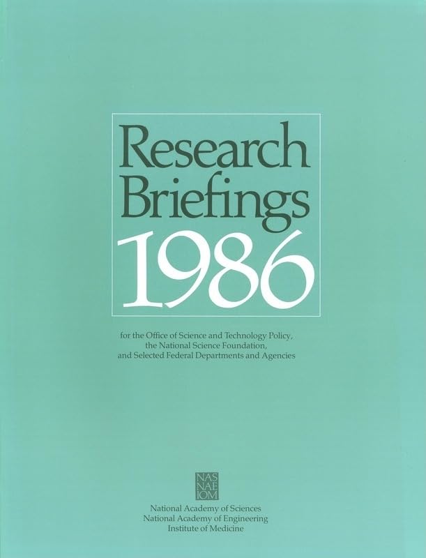 Research Briefings 1986 book