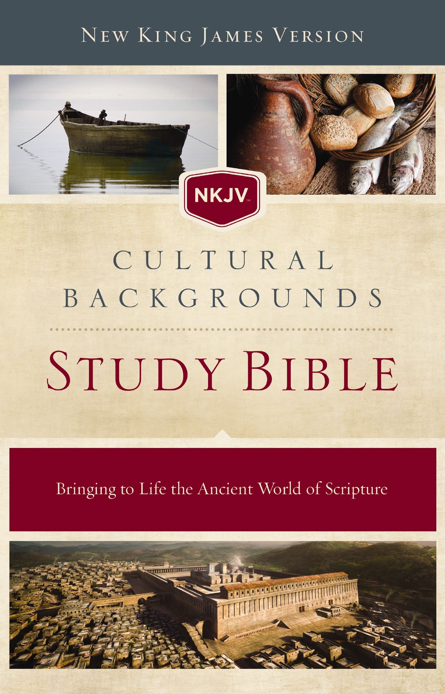 NKJV, Cultural Backgrounds Study Bible, Hardcover, Red Letter Edition Social Sciences