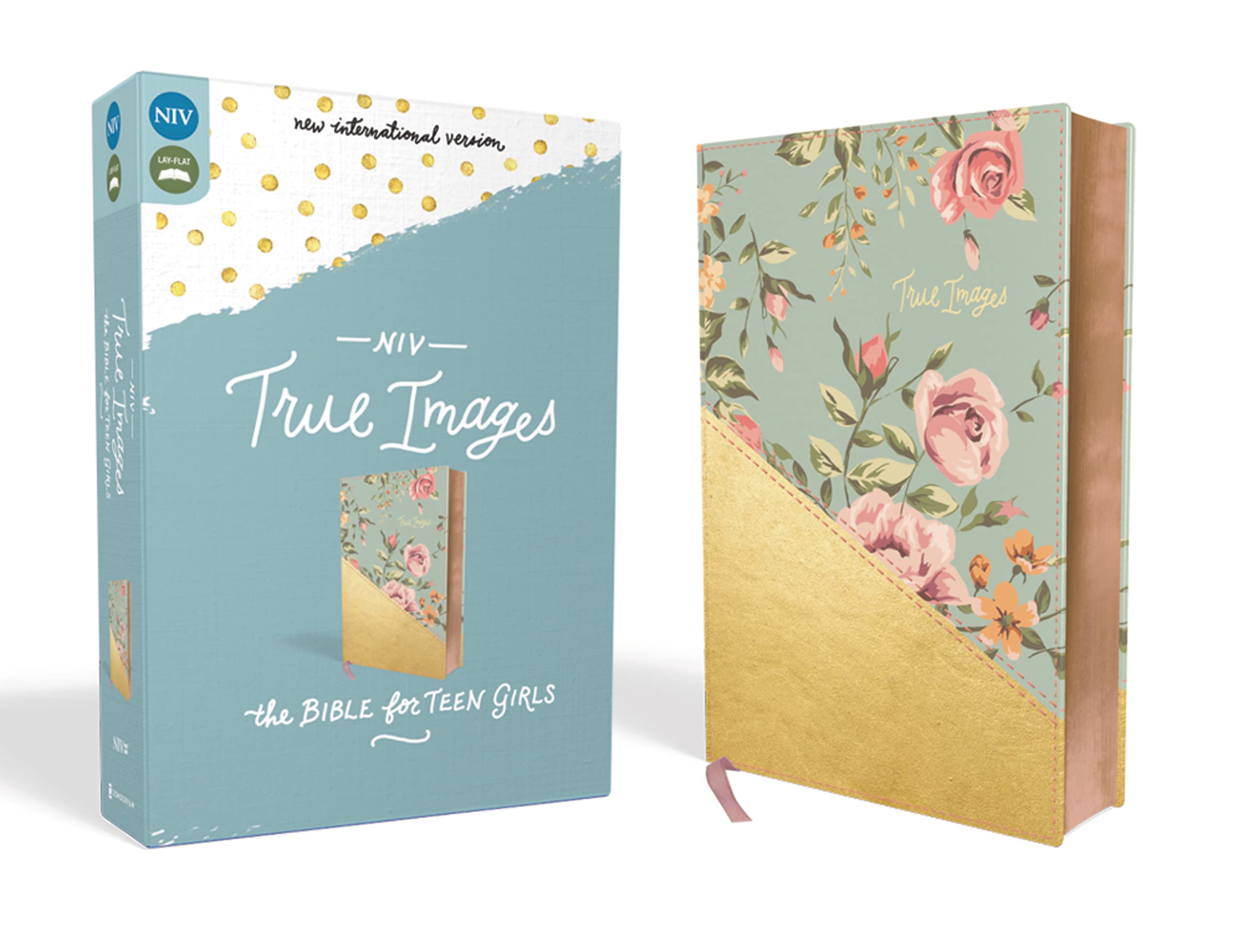 NIV, True Images Bible, Leathersoft, Teal/Gold: The Bible for Teen Girls Film, Art & Culture