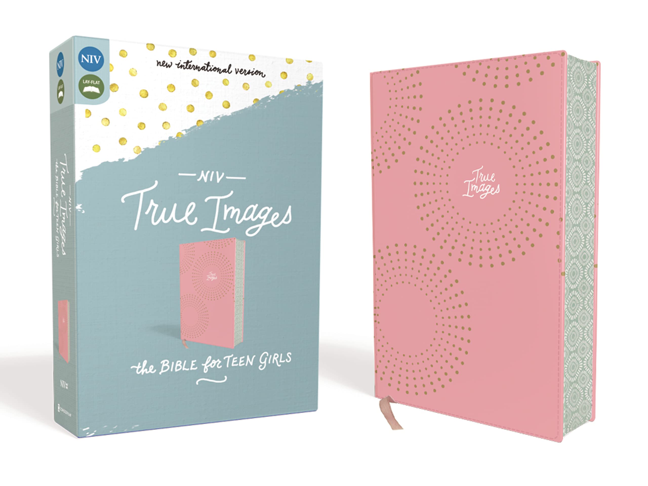 NIV, True Images Bible, Leathersoft, Pink, Printed Page Edges: The Bible for Teen Girls Film, Art & Culture