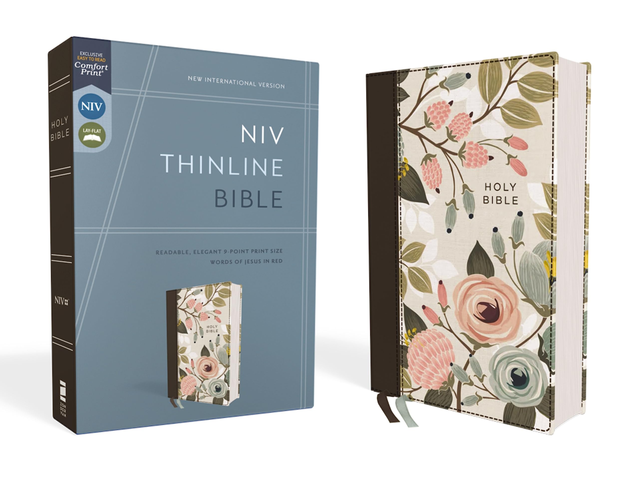 NIV, Thinline Bible, Cloth over Board, Floral, Red Letter, Comfort Print: New International Version, Floral, Cloth over Board, Thinline, Red Letter Edition, Comfort Print Film, Art & Culture