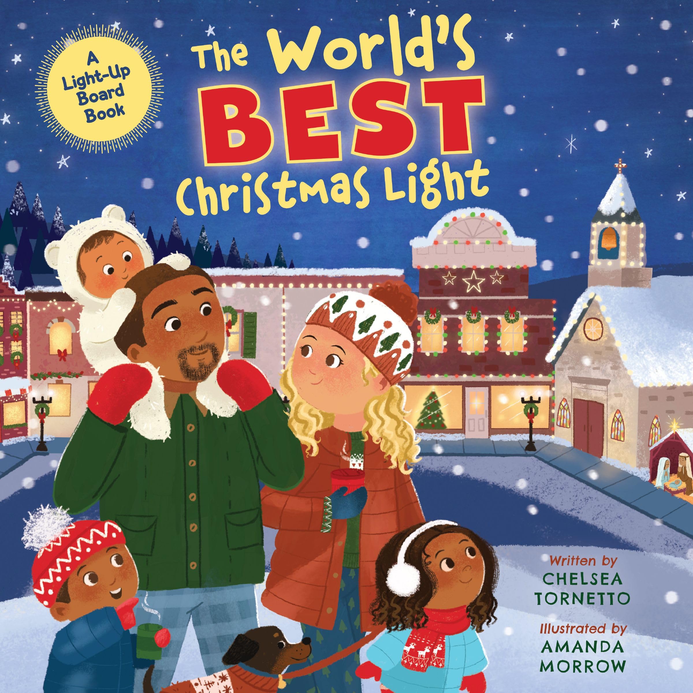 The World's Best Christmas Light: A Light-Up Board Book Non-fiction