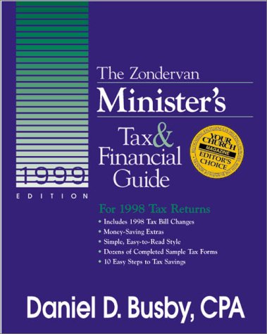 Zondervan 2001 Minister's Tax & Financial Guide, The Business, Finance & Career