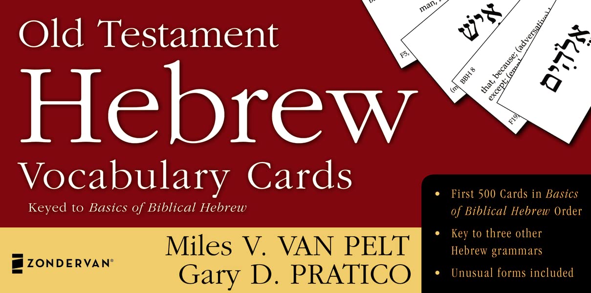 Old Testament Hebrew Vocabulary Cards (Zondervan Vocabulary Builder) Media & Communication