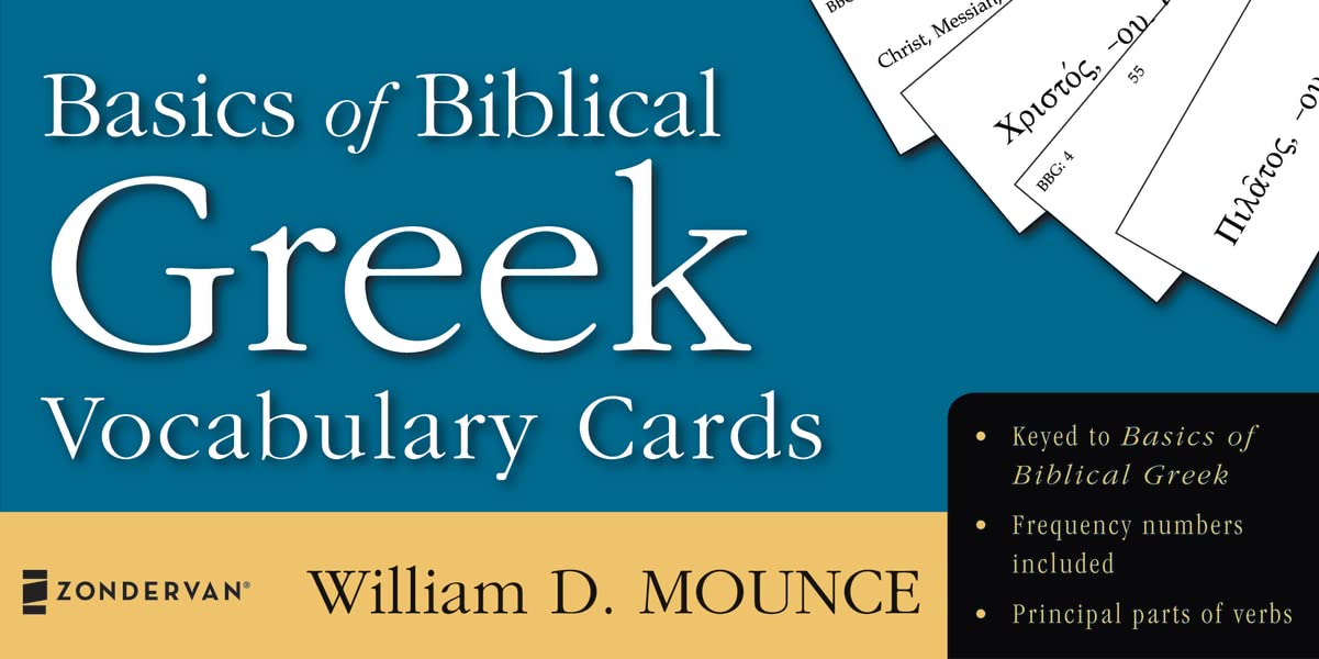 Basics Of Biblical Greek Vocabulary Cards (Zondervan Vocabulary Builder) Social Sciences