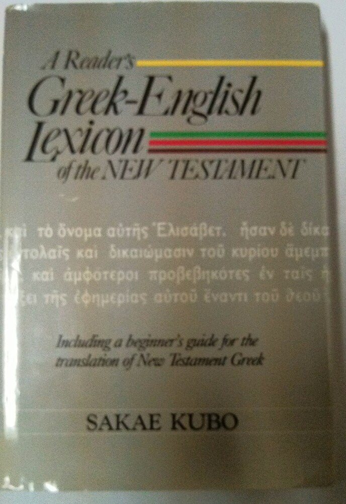 Reader's Greek English Lexicon of the New Testament (Zondervan Greek Reference Series) Religion & Esotericism