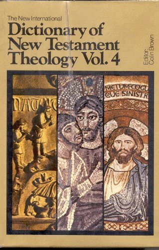 The New International Dictionary of New Testament Theology/Volume 4 Indexes Books