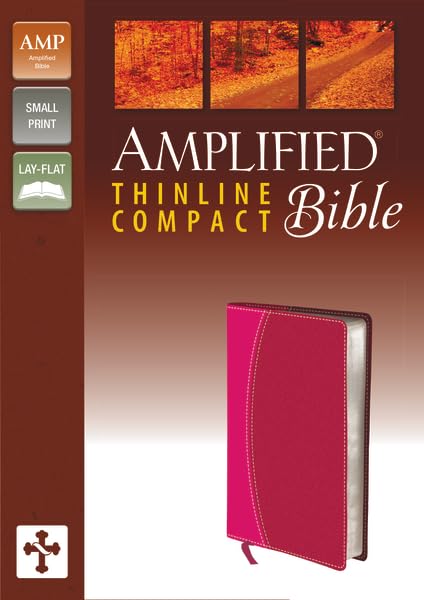The Amplified Bible: Amplified Italian Duo-Tone, Magenta/Razzleberry, Thinline Compact, Ribbon Marker Religion & Esotericism