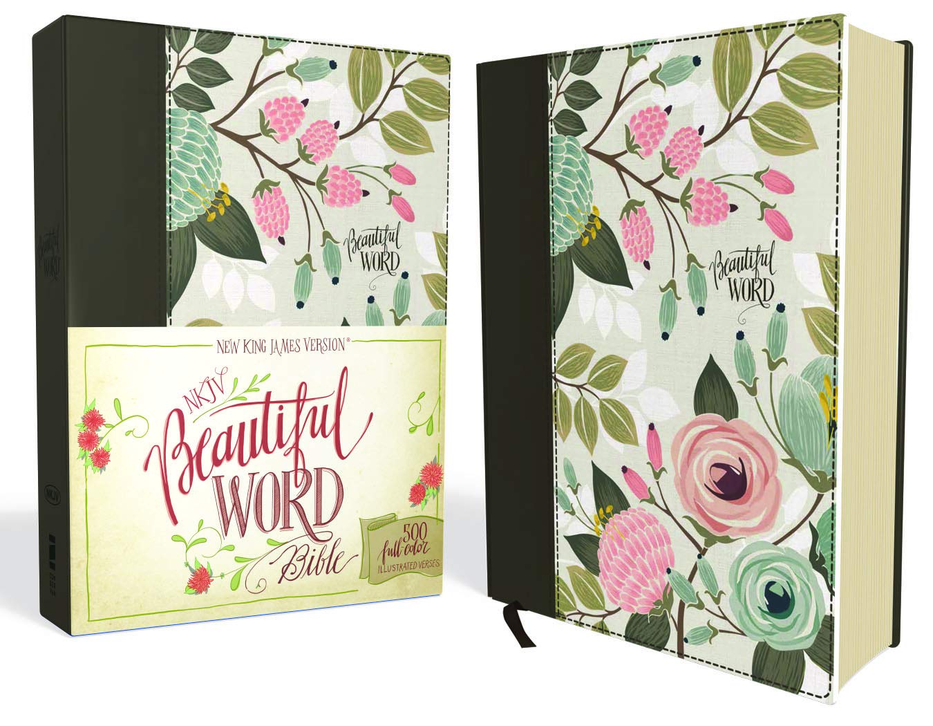 Beautiful Word Bible: New King James Version, Multi-Color Floral Cloth, 500 Full-Color Illustrated Verses book
