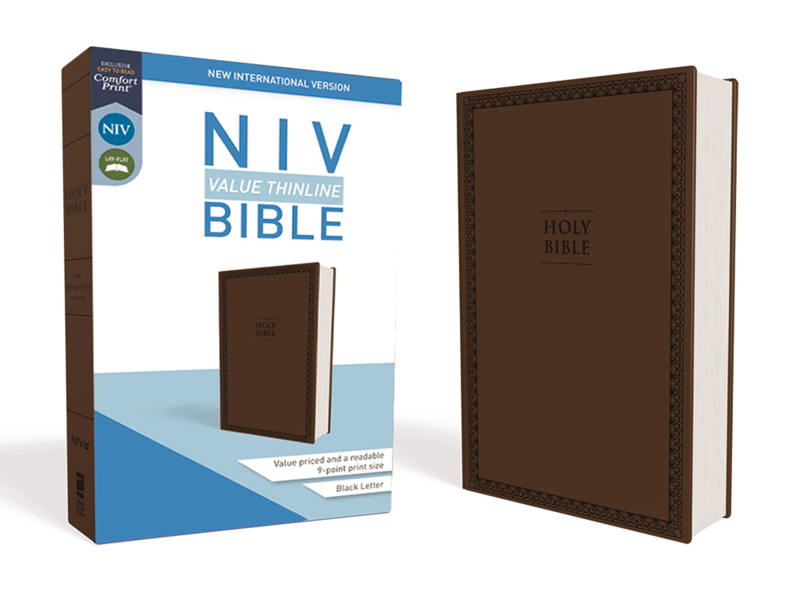 NIV, Value Thinline Bible, Leathersoft, Brown, Comfort Print: New International Version, Chocolate Leathersoft Value Thinline Bible Film, Art & Culture