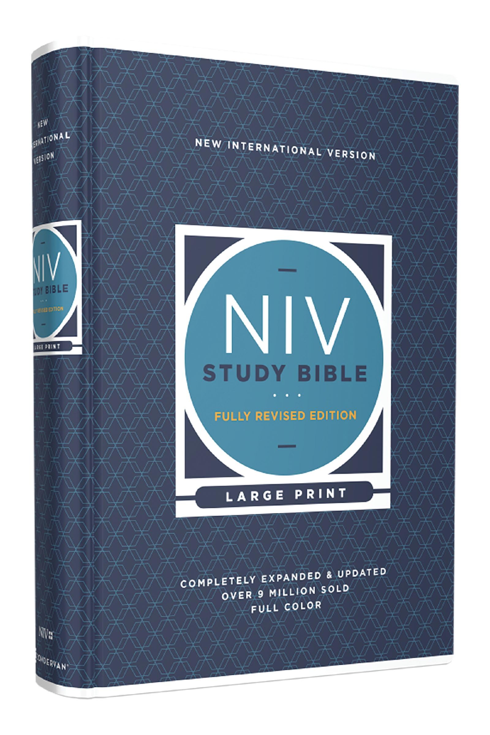 NIV Study Bible, Fully Revised Edition (Study Deeply. Believe Wholeheartedly.), Large Print, Hardcover, Red Letter, Comfort Print: New International Version, Study Bible, Large Print Film, Art & Culture