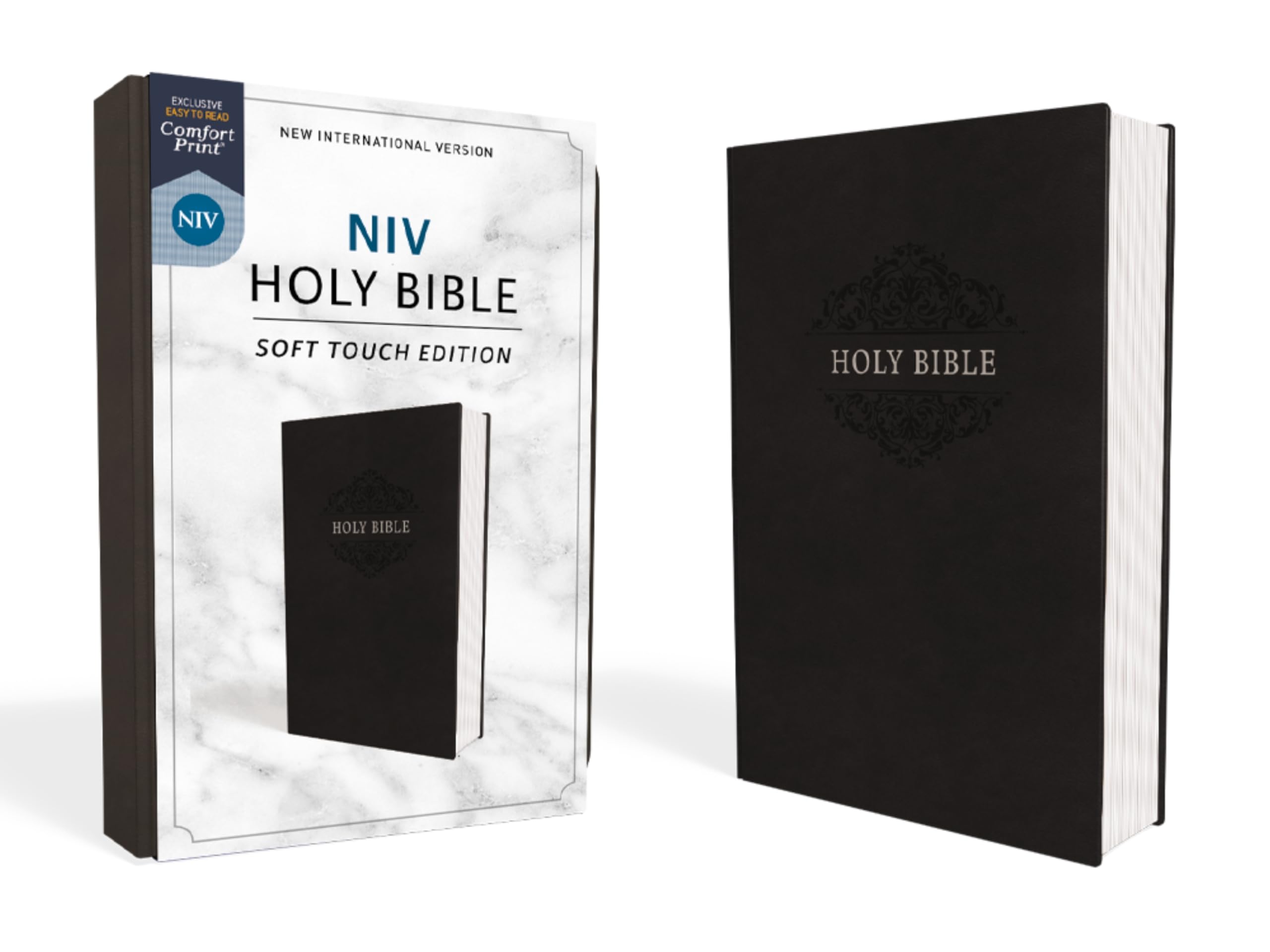 NIV, Holy Bible, Soft Touch Edition, Leathersoft, Black, Comfort Print: New International Version, Black, Leathersoft: Soft Touch Edition: Comfort Print Travel Guides